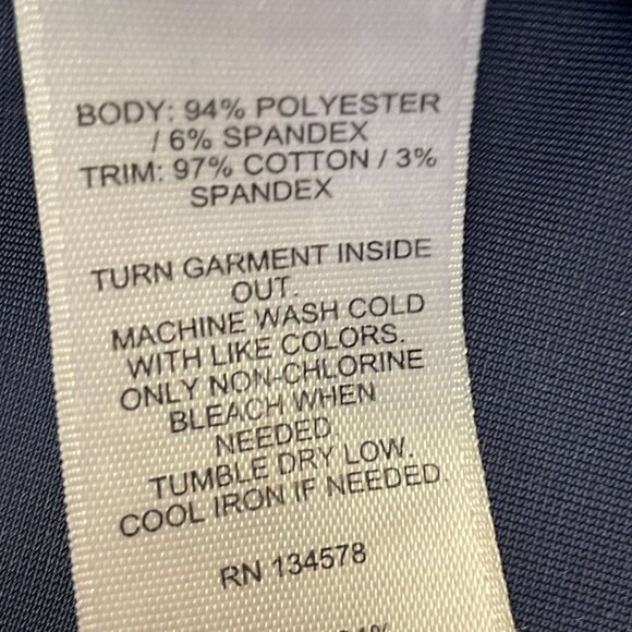 Vineyard Vines Womens Velvet Sleeveless Top Size S Blue Holiday Party Preppy - Picture 12 of 12